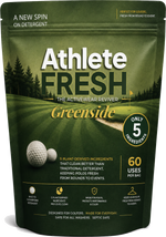 Athlete Fresh Greenside golf laundry detergent bag