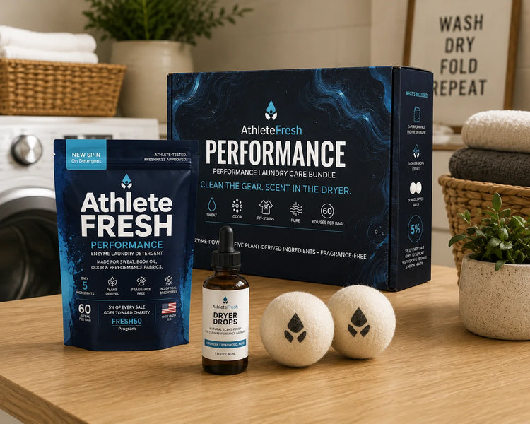 Athlete Fresh Performance bundle — detergent, dryer drops, wool balls