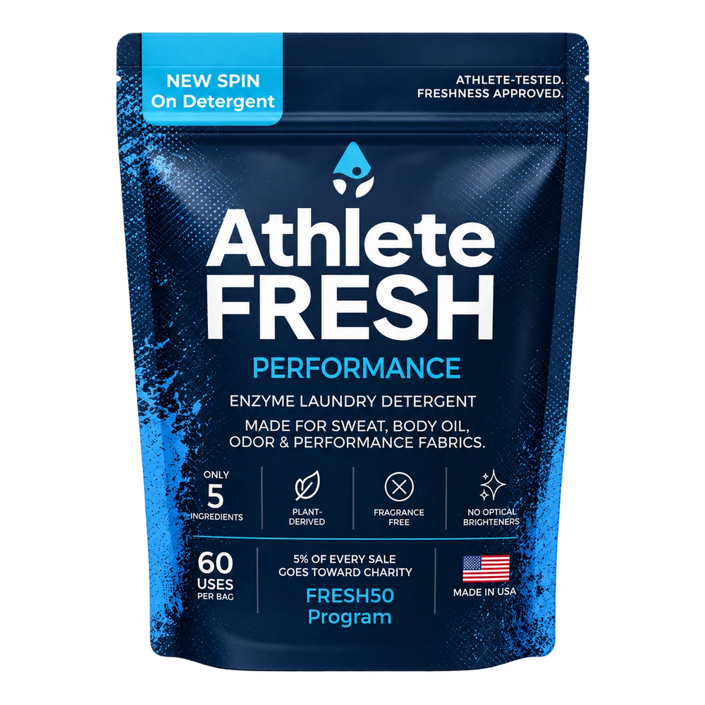 Athlete Fresh Performance enzyme laundry detergent pouch
