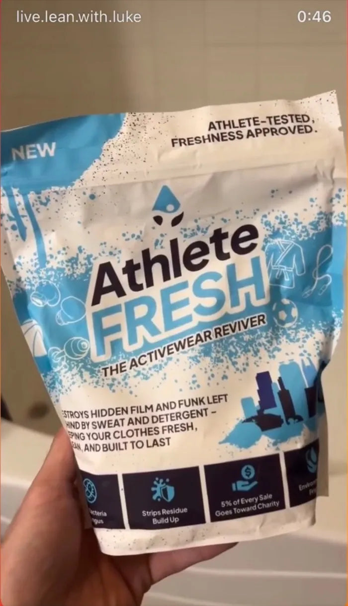 Customer Instagram story holding a bag of Athlete Fresh